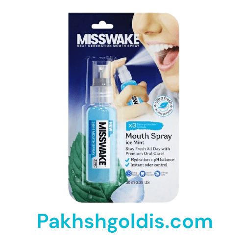 افشانه خوشبو کننده دهان با رایحه نعنا یخی میسویک