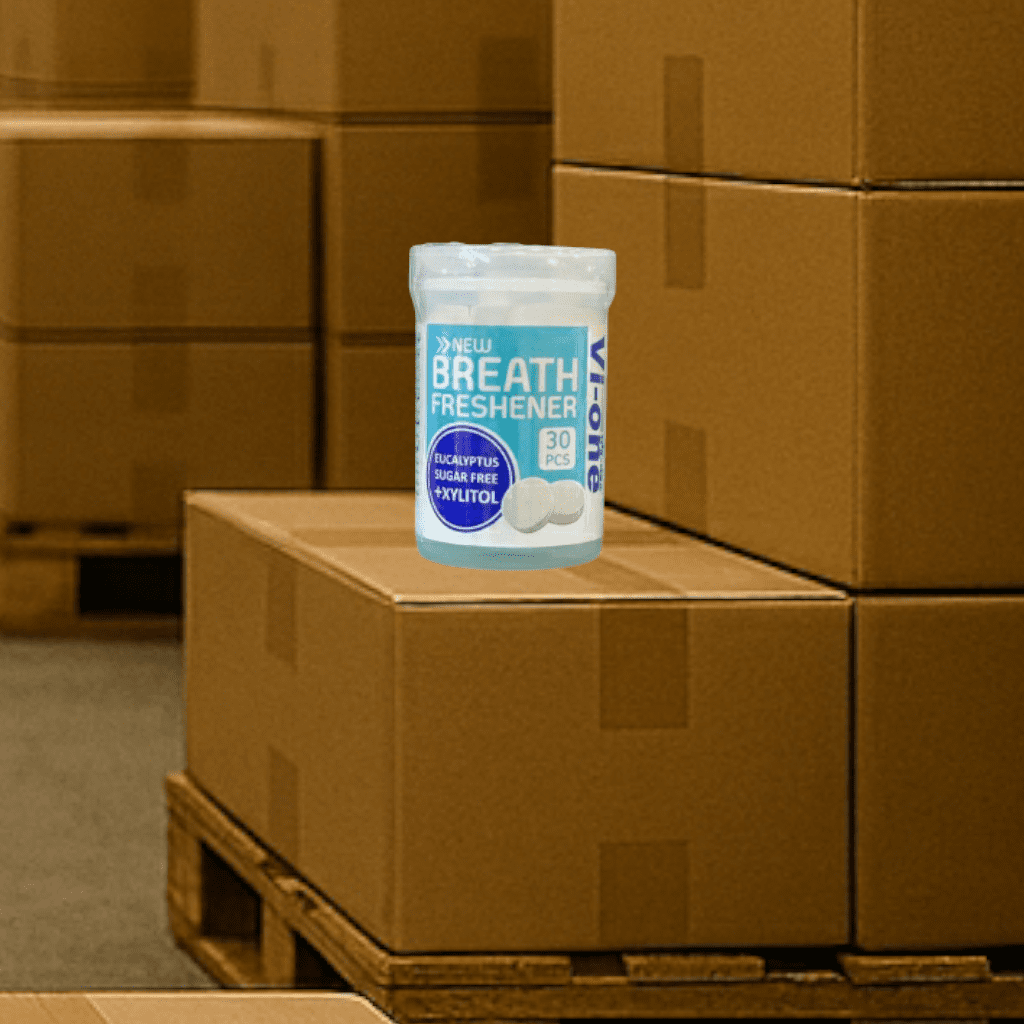 قرص خوشبو کننده دهان وی وان آبی