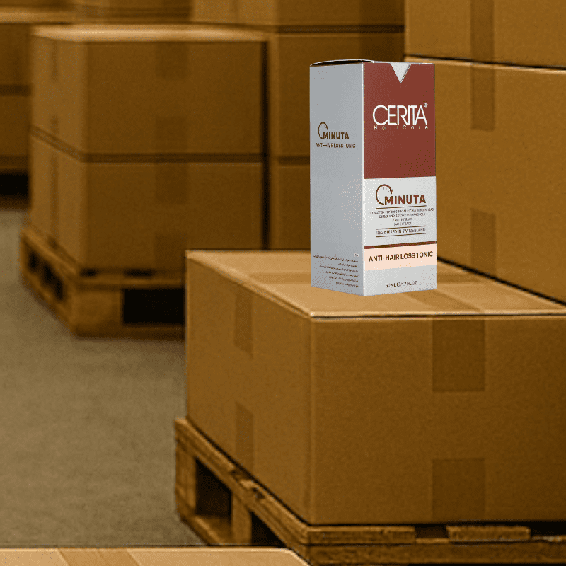 تونیک ضدریزش سریتا مینوتا با عصاره ریحان و جو دوسر