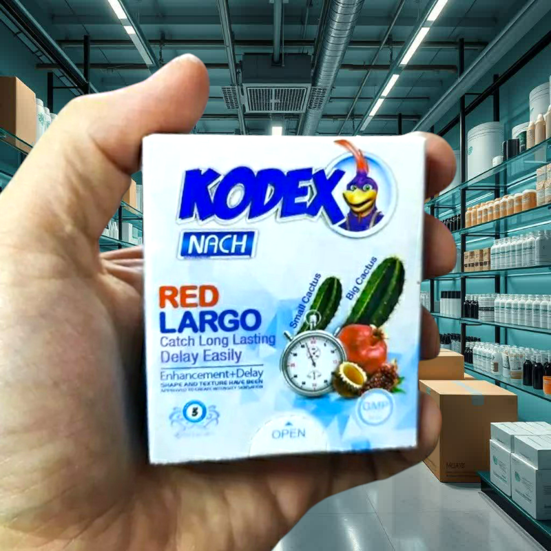 کاندوم تاخیری خاردار ردلارگو کدکس 3 تایی